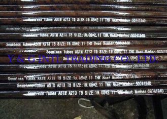 أنبوب فولاذي صلب كربون مسحوب على البارد مع جدار رقيق A213 / SA213 T11، T5