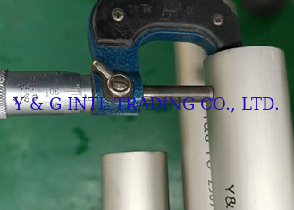 Wisent076 ASTM B338 أنابيب التيتانيوم من سبيكة مستديرة ذات سطح ممزق