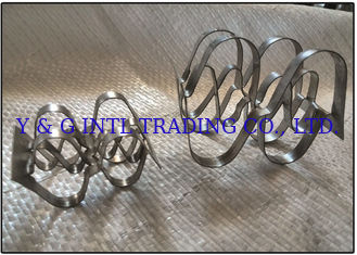 Super Metal Raschig Ring حلقة معدنية مزدوجة متصلة مع كفاءة فصل عالية