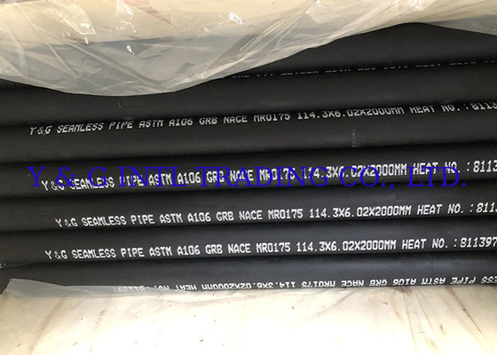 أنابيب الفولاذ الكربوني المسال ASTM A53 بدون خيوط لتوصيل السوائل تحت الضغط الصناعي