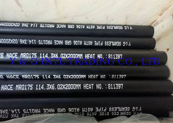 أنابيب الفولاذ الكربوني المسال ASTM A53 بدون خيوط لتوصيل السوائل تحت الضغط الصناعي